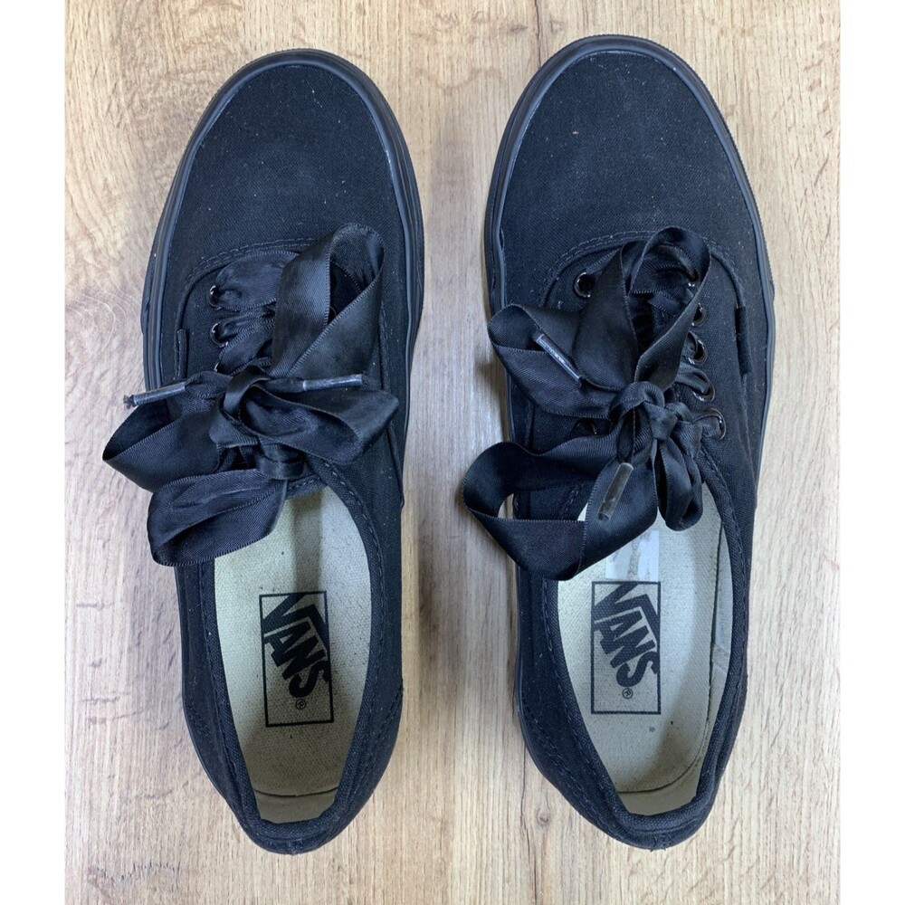 VANS Triple Black Athletic Canvas Skate Sneakers Shoes Size 8 Men / 9.5 Women's - Picture 12 of 13